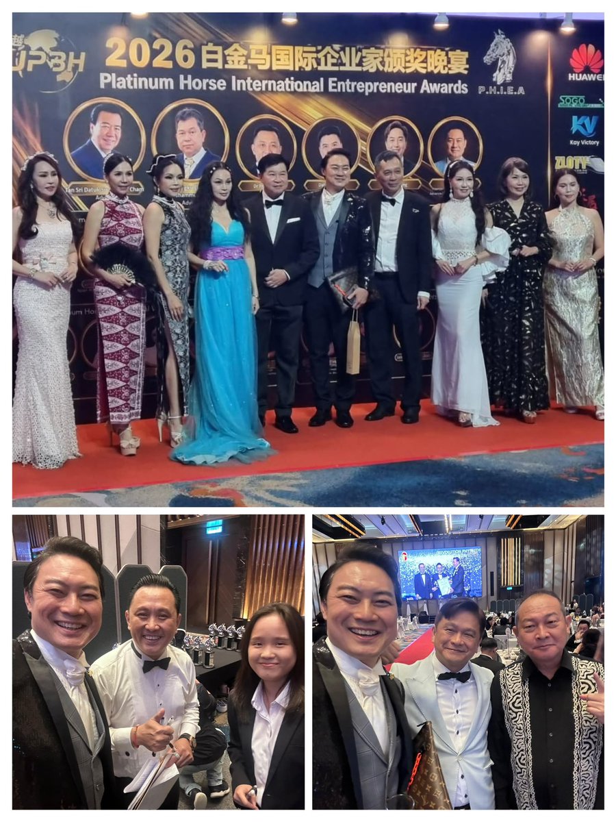 IanLimTeckSoon's tweet photo. ✨ A night where vision meets opportunity.

🤝 Bringing together exceptional entrepreneurs, meaningful connections &amp; new possibilities.

🥂 PLATINUM HORSE INTERNATIONAL ENTREPRENEUR EXCHANGE DINNER 2026 https://t.co/i4Nb5gS1l1
