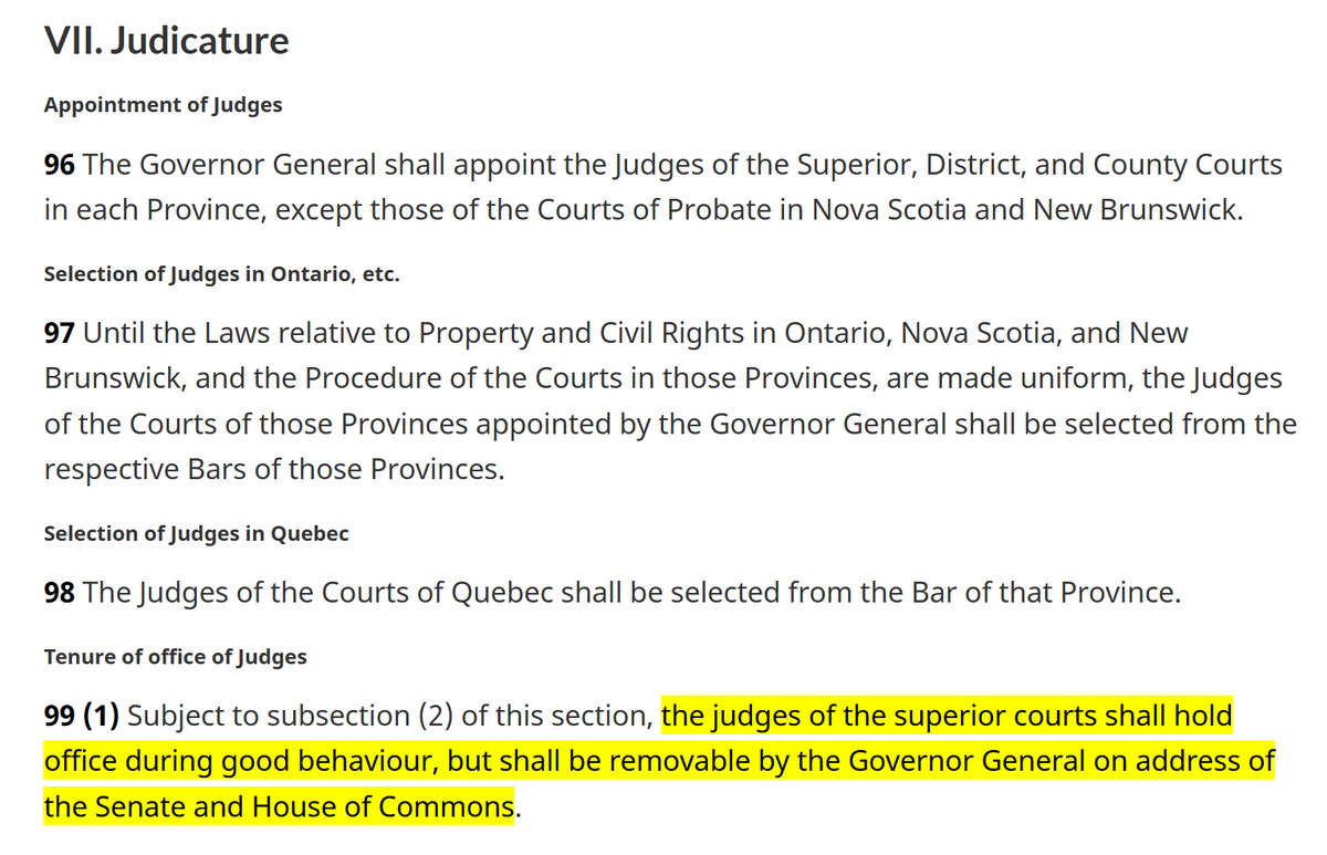 sarkonakj's tweet photo. Never forget that superior court judges, like Murray, hold their seats on the condition of good behaviour. They are removable.

You know what's not good behaviour? Praising drug trafficking. This kind of contempt for basic order can't come from a judge. https://t.co/kiYaHEthds