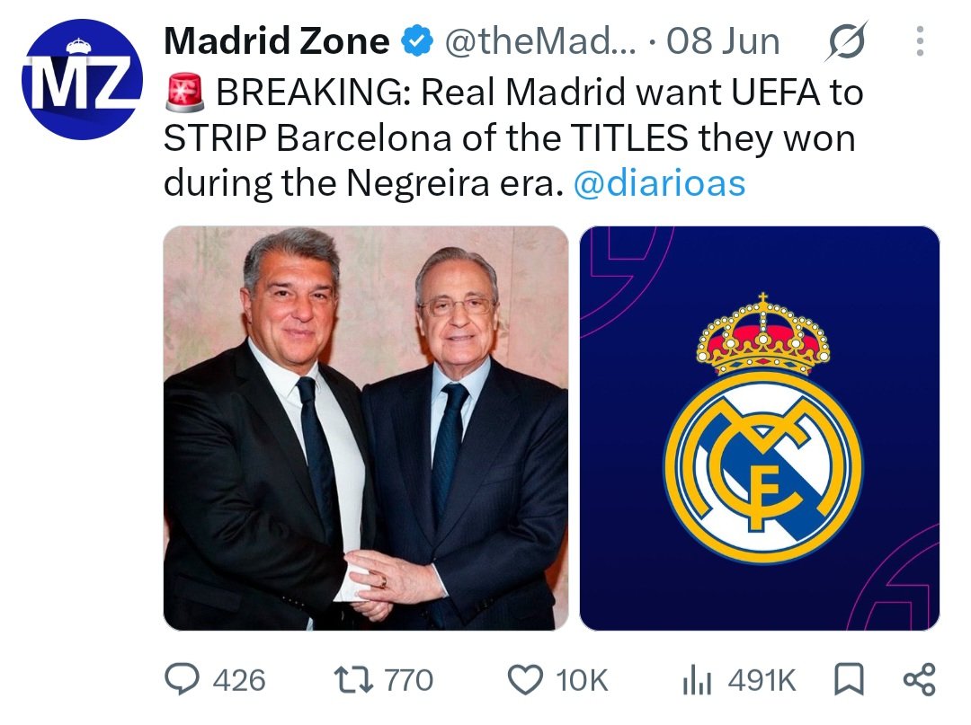 BarcaTimes's tweet photo. - Asked in June
- Asked in July
- Asked in October

Unreal consistency. 👏

Dishing out the same news with different words every other month to fool their gullible fanbase 🤣 https://t.co/JExAFLdjlg