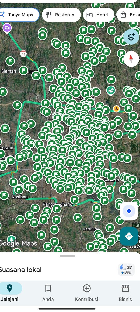 iki_pedia's tweet photo. @yearendsale_ ini semua adalah titik mie ayam di jogja yg aku simpan di maps 🤤 https://t.co/paSaNjY3SA