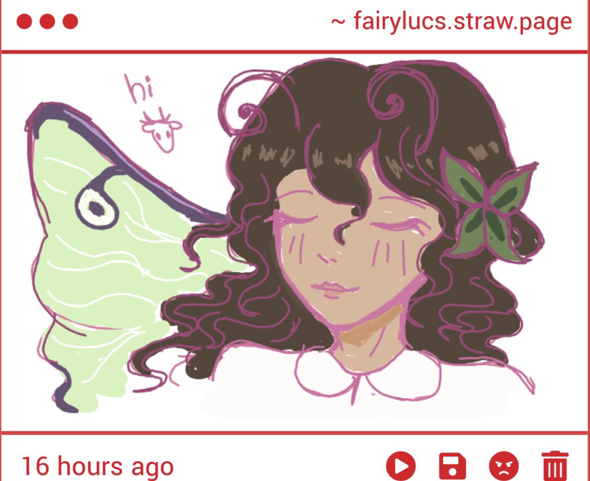 FairyLucs's tweet photo. A DEER HAS VISITED MY STRAWPAGE!!! bambi when i get u..,, luna moth willow so gorg 😢😢💖💘💖💖💕💗💕💕💓💝💓💝💓💝love love love U https://t.co/vEDLdm5S9O