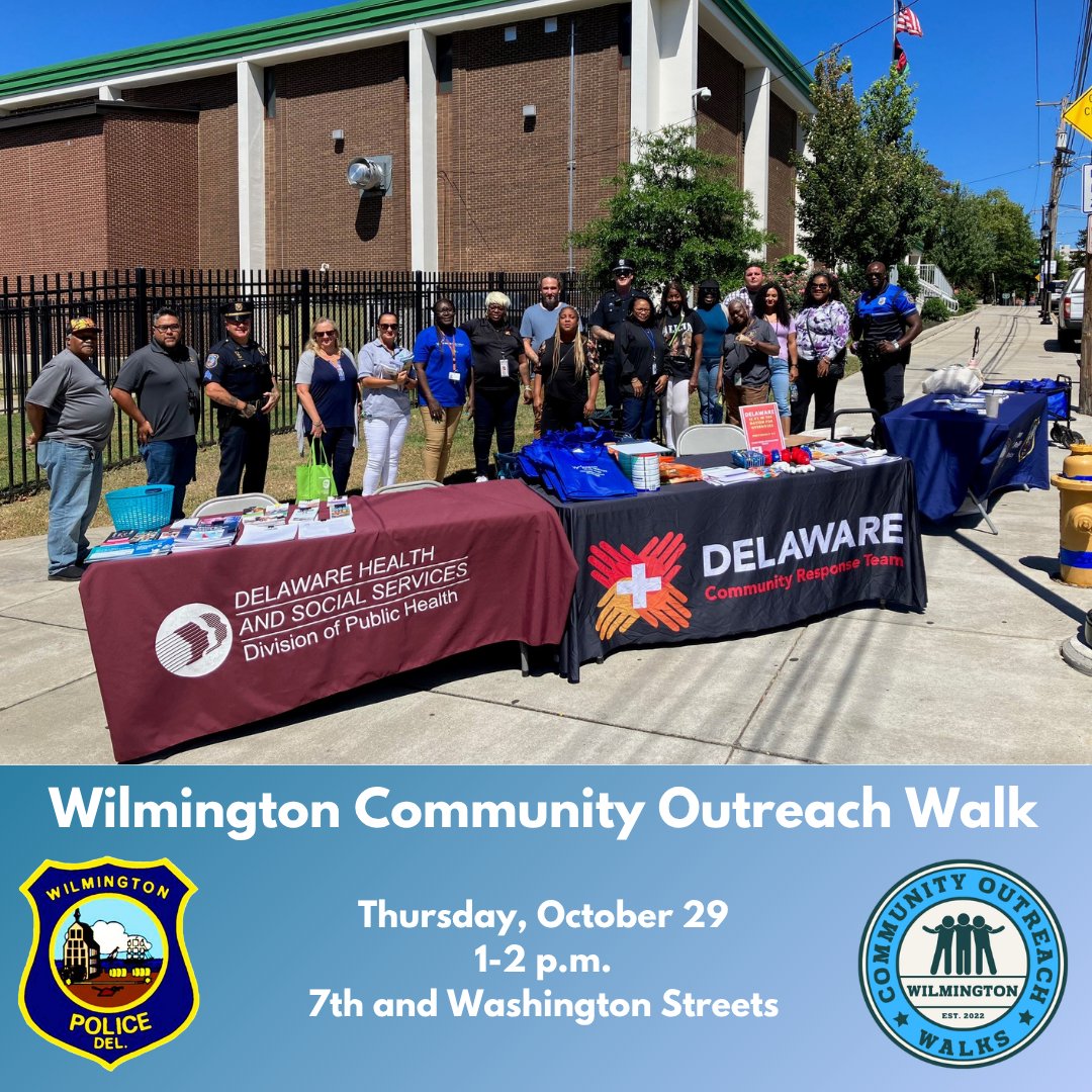 WPDPIO's tweet photo. Our next WPD Community Outreach Walk will take place on Thursday, October 29 at 1 p.m. in the area of 7th and Washington Streets. https://t.co/CZvbCMOcOX