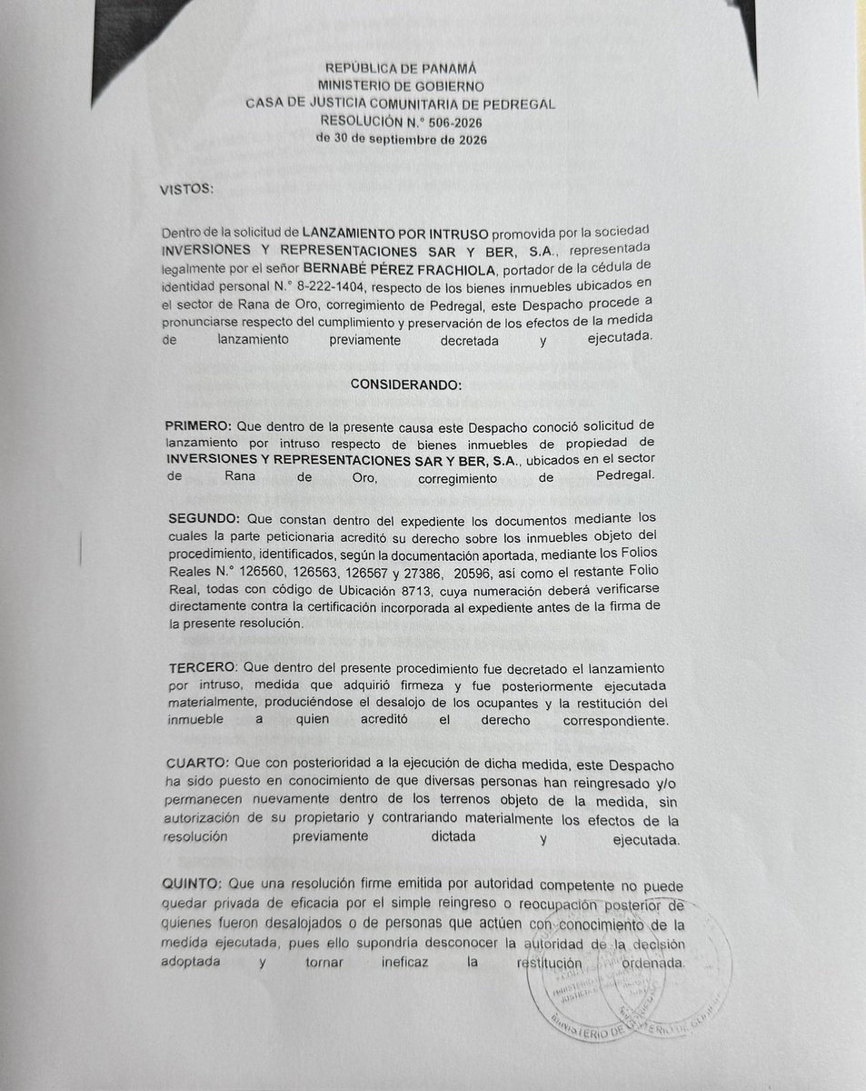 JLLauCruz's tweet photo. Hasta donde hay que llegar para que acepten que deben irse o salir del terreno. https://t.co/ynfrZRHRVf