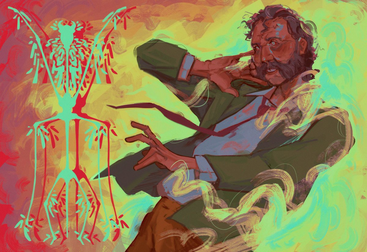 jamtamart's tweet photo. been replaying disco elysium and felt inclined to look back on some old art i made https://t.co/4dG16JBvzs