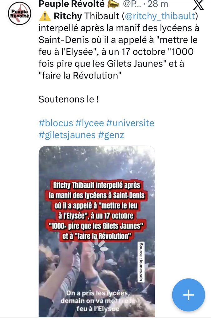 A_ga__the___'s tweet photo. Au mitard, Ritchy❗️❗️❗️

C’est un récidiviste sous contrôle judiciaire, ancien assistant parlementaire de Ersilia Soudais! https://t.co/0M1ErocmrO