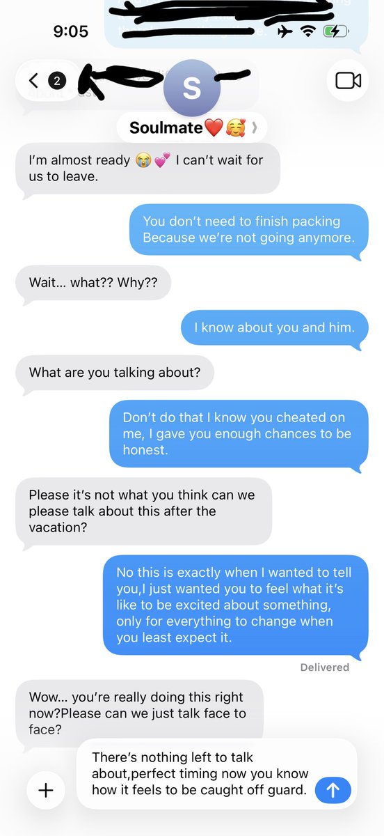 15x0xx's tweet photo. You made your choice when you cheated I just choose timing because I don’t do quiet breakups 🤷‍♀️ https://t.co/oXk0QU6Nge