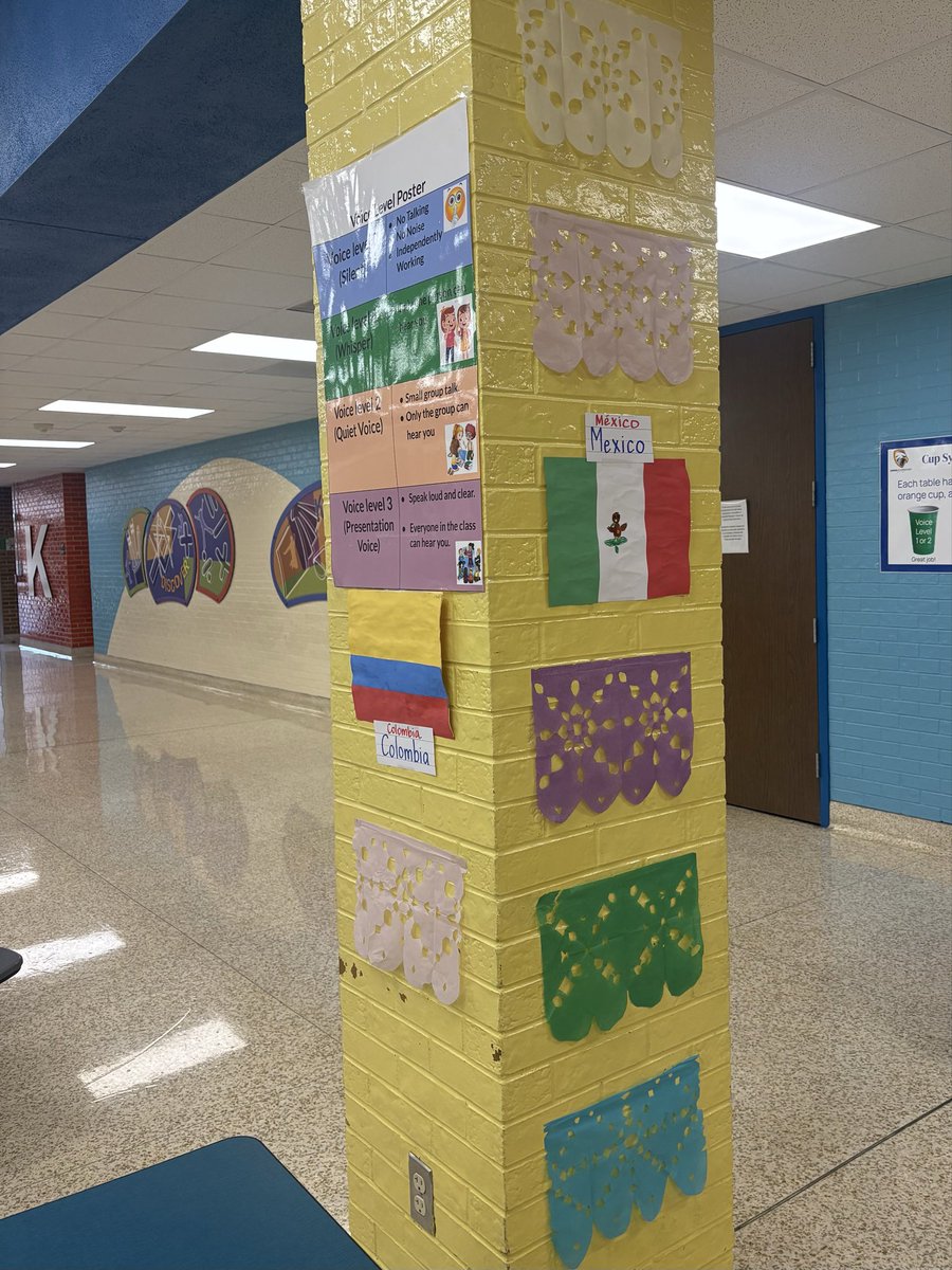 pa6miranda's tweet photo. This week, our students put their engineering skills to the test by creating papel picado garlands! They also helped decorate for our Hispanic Heritage program today. So proud of their hard work and creativity!🌟 @ErmelES_AISD @MsLBrooks1 @lizjanec 
#STEM #HispanicHeritageMonth https://t.co/ZnJjYmpAU9