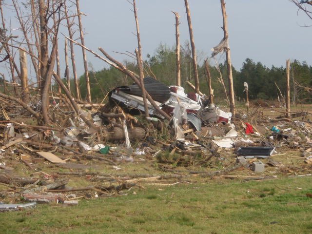 Gio_wx's tweet photo. I have been convinced for years that Askewville was one of, if not the,  strongest tornadoes ever in North Carolina. The level of tree debarking, vehicular damage, and obliteration of structures is almost unmatched to anything in the state. And I’m sure more is hiding out there… https://t.co/rtsC2xRxYm