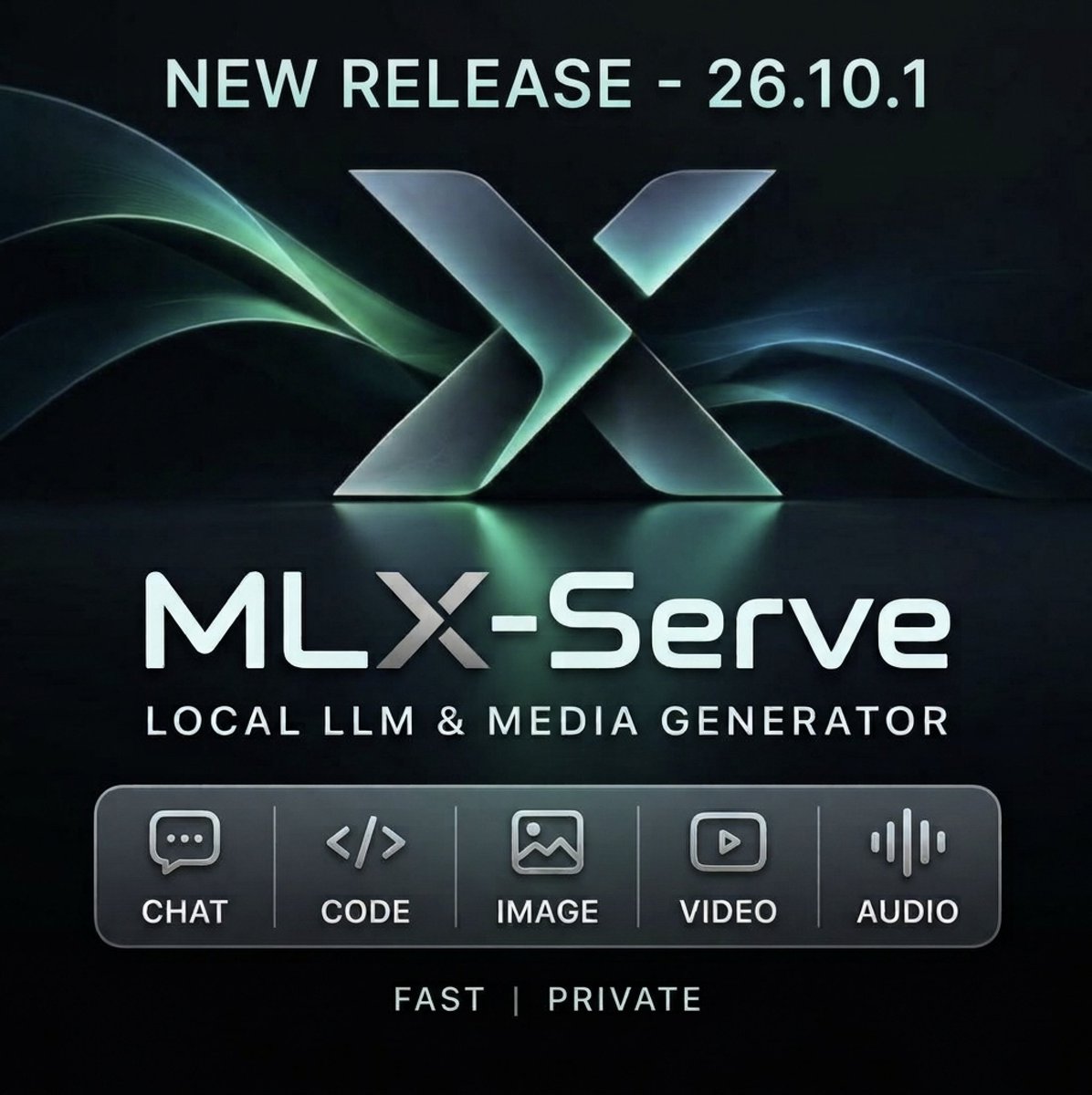ddalcu's tweet photo. MLX-Serve 26.10.1 is out: speed across the board.

Exactly faster. Qwen3.8 27B with its drafter 
+66% on an M5 Ultra, 
+28% on an M4 Max, 
+37% on an M1 Pro. 

Qwen Flash Next:
+11% decode on M4 Max,  
+51% prefill on M5 Ultra.  (up to ~5400 PP!!!!)

Gemma 4, Qwen, LFM2.5, Spark, Bonsai 2 all faster, output byte-identical to 26.9.6 (across 18 models).

New: 
* GGUF models run on our own MLX engine, written in Zig and Metal, instead of the llama.cpp fallback. (experimental)
* 🍣 Sushi-format Flash Next packs run directly. 
* Qwen-Image 2.1 edits pictures from instructions. 
* Drafting is on by default for every model that supports it.

Huge thanks to everyone who filed, tested and fixed this one: @STRML_,  @sbusso, @wutang_superfan , lborloz, LXD-8 @alinselea zeeshanhaque21 @Lojza3D, h9q2cyxvgm-ui @kennethrdegraff,  @CowboyCoderHQ , codysk, @Beamsters1, @CerebralCoding_, @AjAbsaki , and more.. THANKS ! Please comment if I did not include your name, for visibility, I know people mostly by their GH handle.

Special thanks to @ashxhart and @Spangler3000 for pushing !

Benchmarked and tested across 5 machines: https://t.co/BDeBKRq6Kd

GH Release Download + Changelog:
https://t.co/Yx9rrU6mcm

Website: https://t.co/qxuPXH75o1