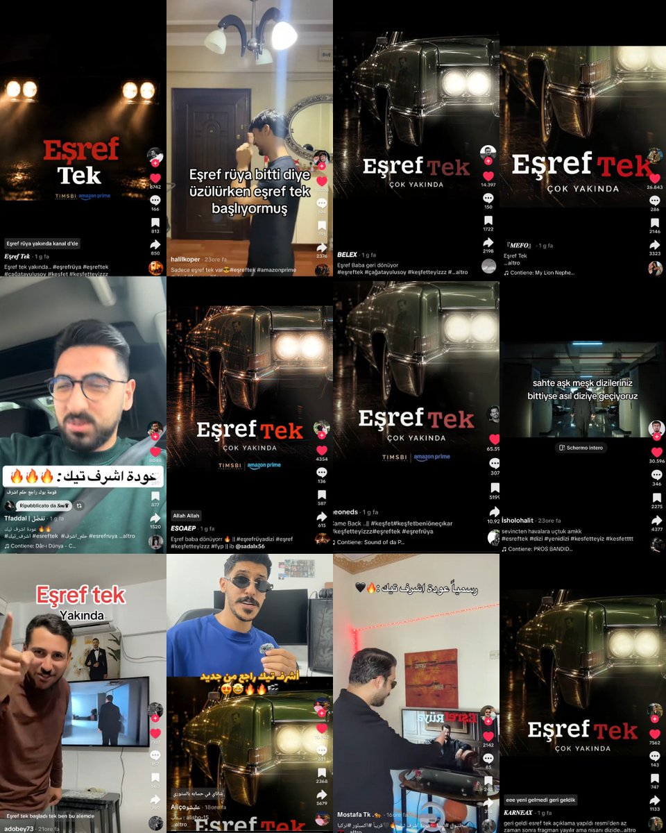 Angelicaceresa1's tweet photo. Il fatto è che il mio feed IG e tiktok è così ... Solo 1 poster/annuncio e hanno già fatto centinaia di Edit di Esref Tek ... Sapevo che era un personaggio popolare e amato ma non fino a questo punto 💀 Çağatay la leggenda che sei 🔥 .. l'hype è reale 🖤+ #Çağatayulusoy #Eşreftek https://t.co/tqfj64Xgb9