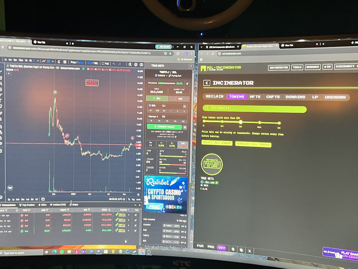 TRUEMETA_US's tweet photo. I’m only human and that’s all I know how to be, no hiding straight raw lol
#Tmeta
bruh I just did some buy backs and burned another 3 million in honor of the person that sold after 1 year of holding #TrueMeta hehe
We just getting started homie
73 millions coins burned so far!
#ca 8Q1e4tv7eUMEbReAbUgmvERgT7sigZHP6ZGdAEitpump we just #hodl that’s the #meta @Pumpfun @phantom @solana @solincinerator