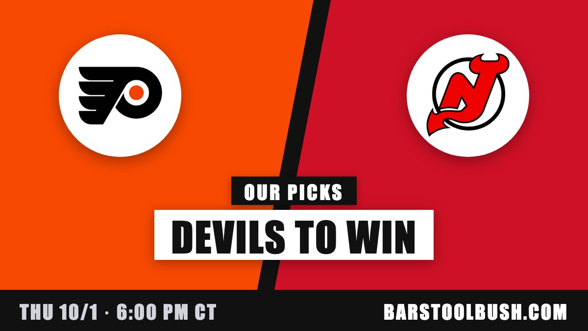 barstool_bush's tweet photo. Philadelphia Flyers at New Jersey Devils · Thu 6:00 PM CT

Our picks:
New Jersey Devils to win
New Jersey Devils -1.5
Over 5.5

https://t.co/70Rdo4LAMJ https://t.co/NnICguERqy