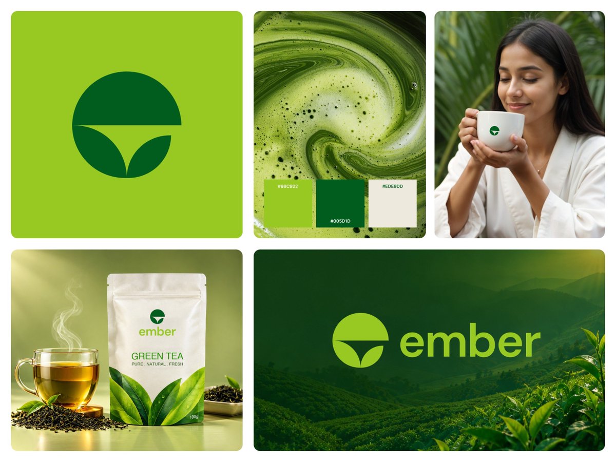 Proficient_Sllc's tweet photo. EMBER Building a modern identity for a natural tea brand. https://t.co/IpbYZTiUGx