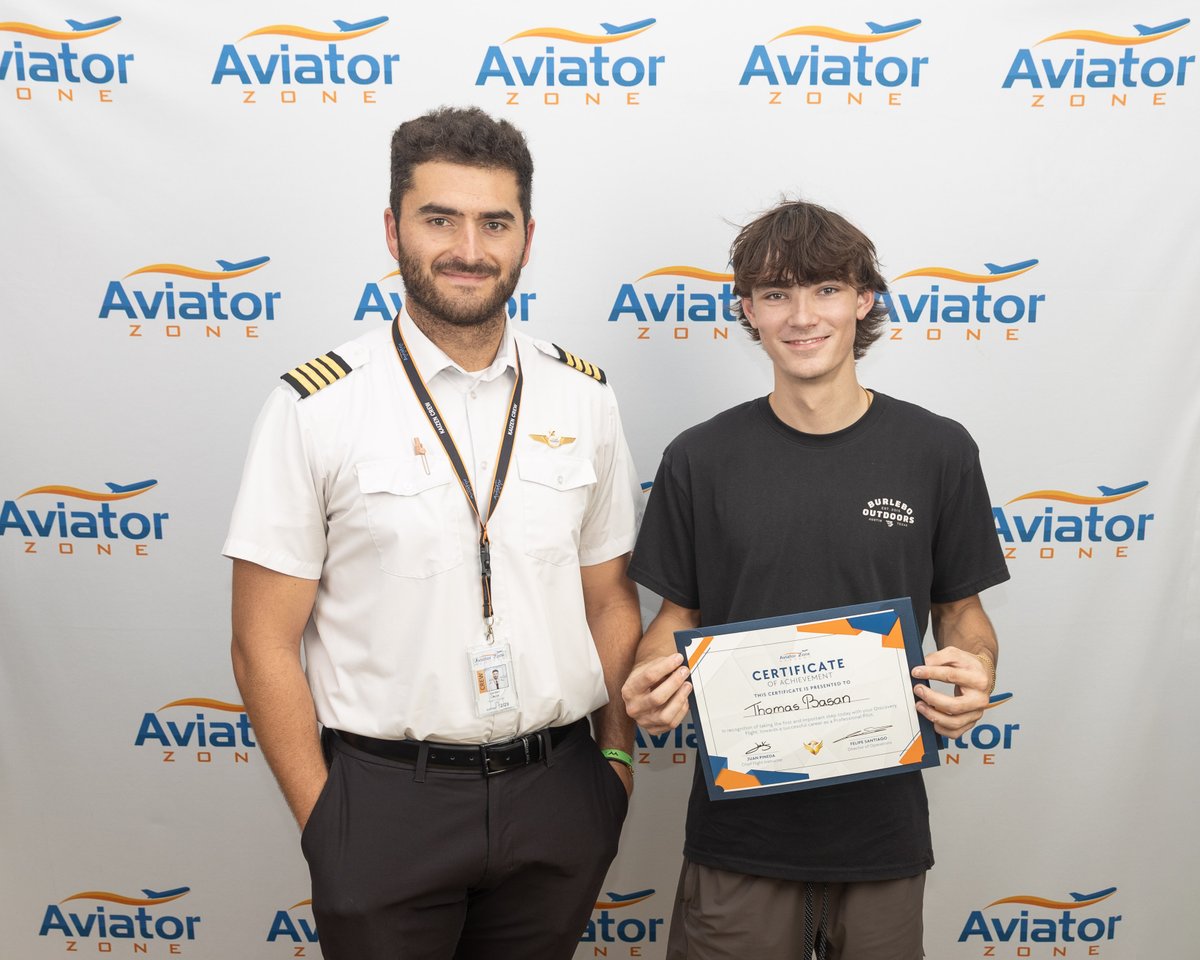 AviatorZone's tweet photo. Taking the controls for the first time offers a completely new perspective, and Thomas Basan embraced every moment of that experience during his DISCOVERY FLIGHT with us.

#DiscoveryFlight #AviatorZone #Learning #Pilot #Miami https://t.co/DqJmBhyi23
