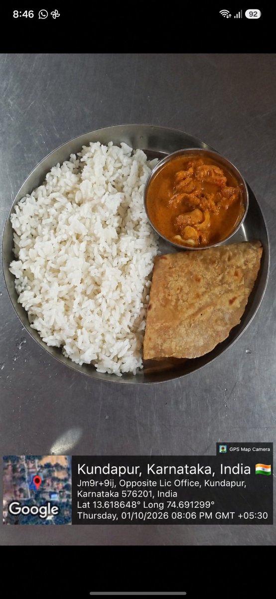 premetricgk's tweet photo. Pre metric girls hostel kundapur 
Dinner 
01.10.26
#SocialAudit_SWDMeals 
#SocialWelfare_Karntaka
@sw_udupi https://t.co/L1QiIg9lQN