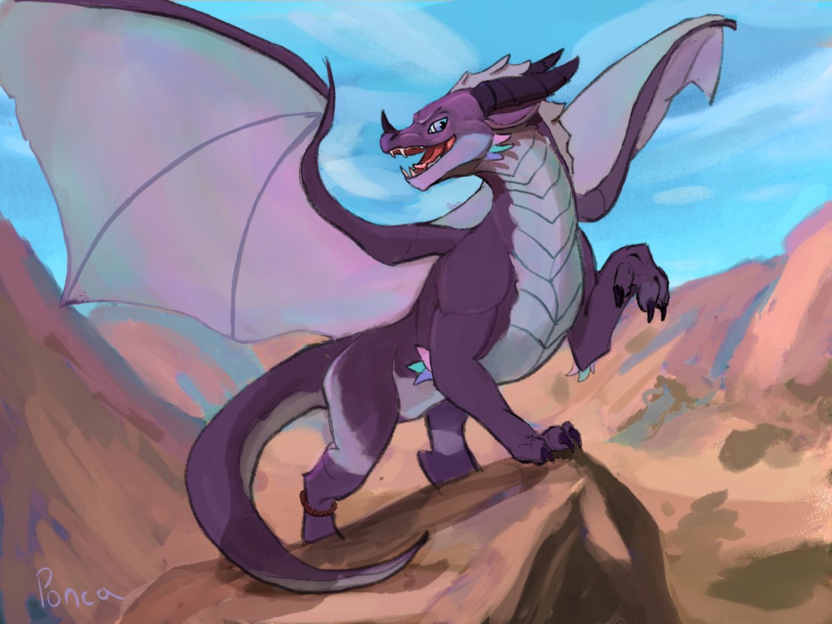 PoncaDraws's tweet photo. Frico but True Dragon, in my extremely lose and convoluted OC Story, him being Dragon means a bad ending because something happened to Ponca.  

Also, tried my best, so much to learn xd! https://t.co/e6GBWq03zf
