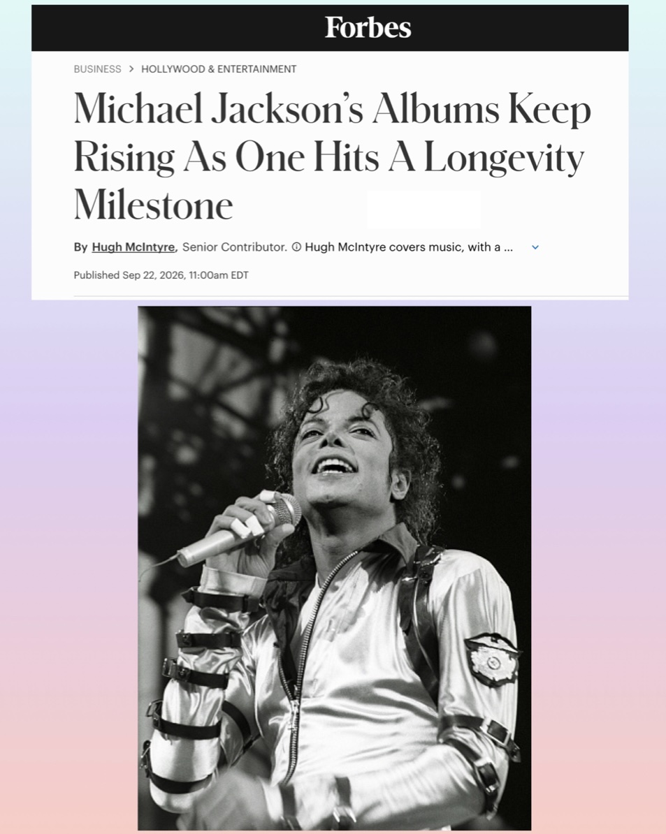 michaeljackson's tweet photo. Last month, Michael Jackson’s “Bad” reached 208 non-consecutive weeks���four years—on the UK’s Official Albums Chart, becoming his fifth album to hit that milestone. What’s your favorite track? Listen again: https://t.co/9lK3s55fgB https://t.co/slKR8EGlJH