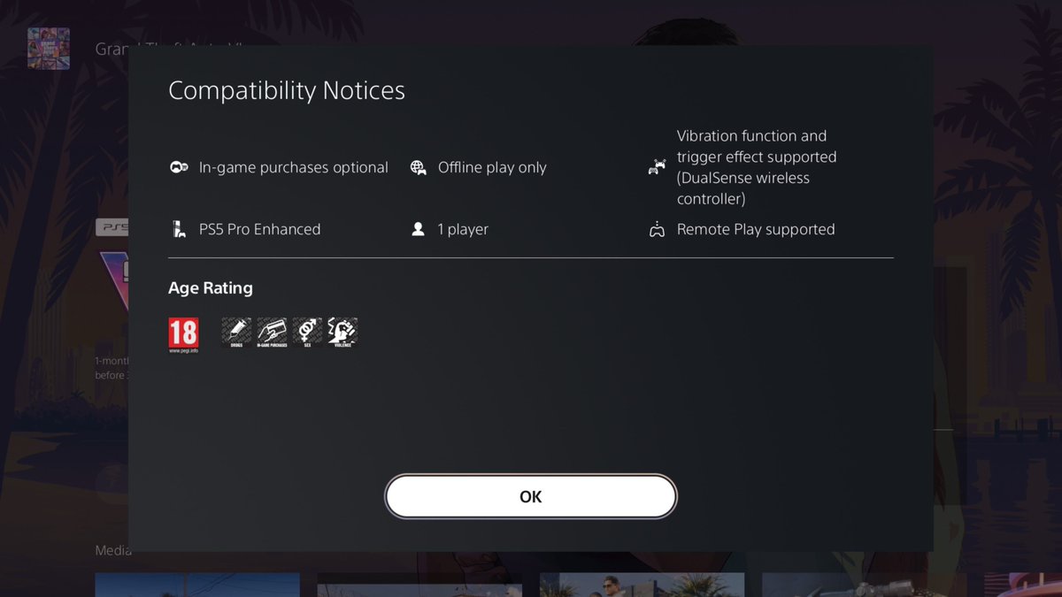 its360fps's tweet photo. @iGrandTheftAuto irish PS store has added the symbols next to the rating in the last 10 minutes or so https://t.co/D5iam6TpPN