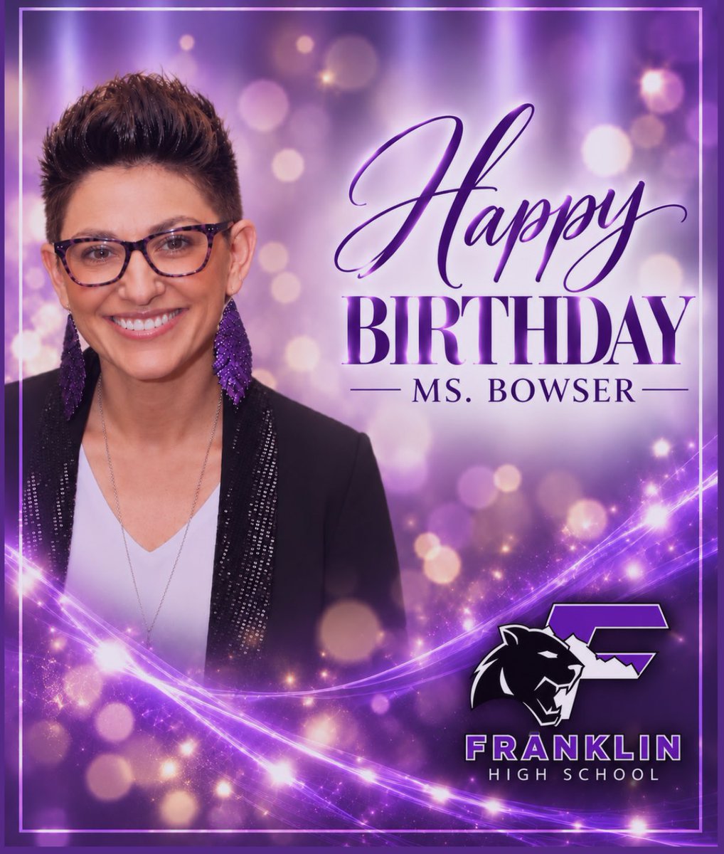 TXFHSCougars's tweet photo. Have a wonderful day! 💜🥳 https://t.co/5R25scbSxM