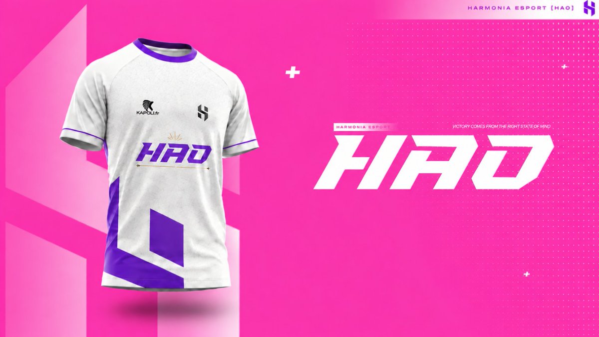 HaoEsport's tweet photo. ENCORE MERCI 🙏

5 mois après la sortie de nos maillots

Voici le MERCH de notre structure dans sa globalité avec élégance et caractère  👕

Disponible dans toutes les tailles sur : https://t.co/9mfexSABSP…

#HAOWIN 💜🤍 https://t.co/0tepuuOSc3