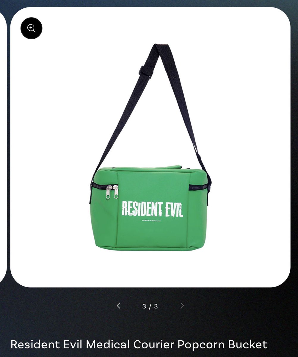B_Mans_Corner's tweet photo. Cinemark showed sold out…lucked out with AMC and snagged this beauty!?!
#ResidentEvil #CourierBag #Score #Movies #Merchandise #LetsDoThis #AMCTheaters https://t.co/264BRdgx6V