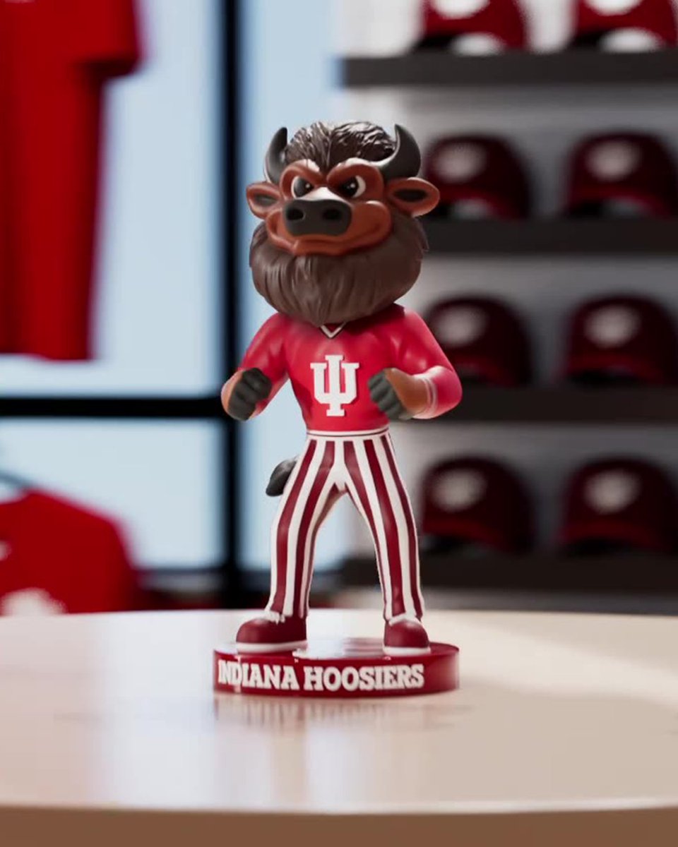 PrittEntGroup's tweet photo. 3D ✅ Hoosier ✅ Bobblehead ✅ Mascot ✅ Shuffle ✅ 

It all came together in an incredibly fun piece for our partners at Indiana University! https://t.co/YEx5xQ7Yup