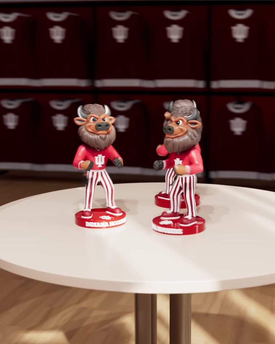 PrittEntGroup's tweet photo. 3D ✅ Hoosier ✅ Bobblehead ✅ Mascot ✅ Shuffle ✅ 

It all came together in an incredibly fun piece for our partners at Indiana University! https://t.co/YEx5xQ7Yup