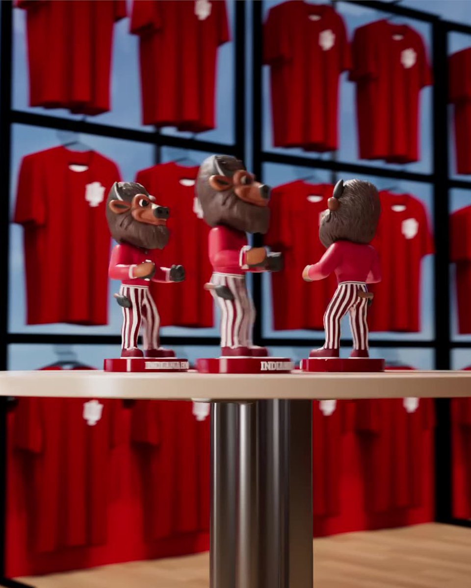 PrittEntGroup's tweet photo. 3D ✅ Hoosier ✅ Bobblehead ✅ Mascot ✅ Shuffle ✅ 

It all came together in an incredibly fun piece for our partners at Indiana University! https://t.co/YEx5xQ7Yup