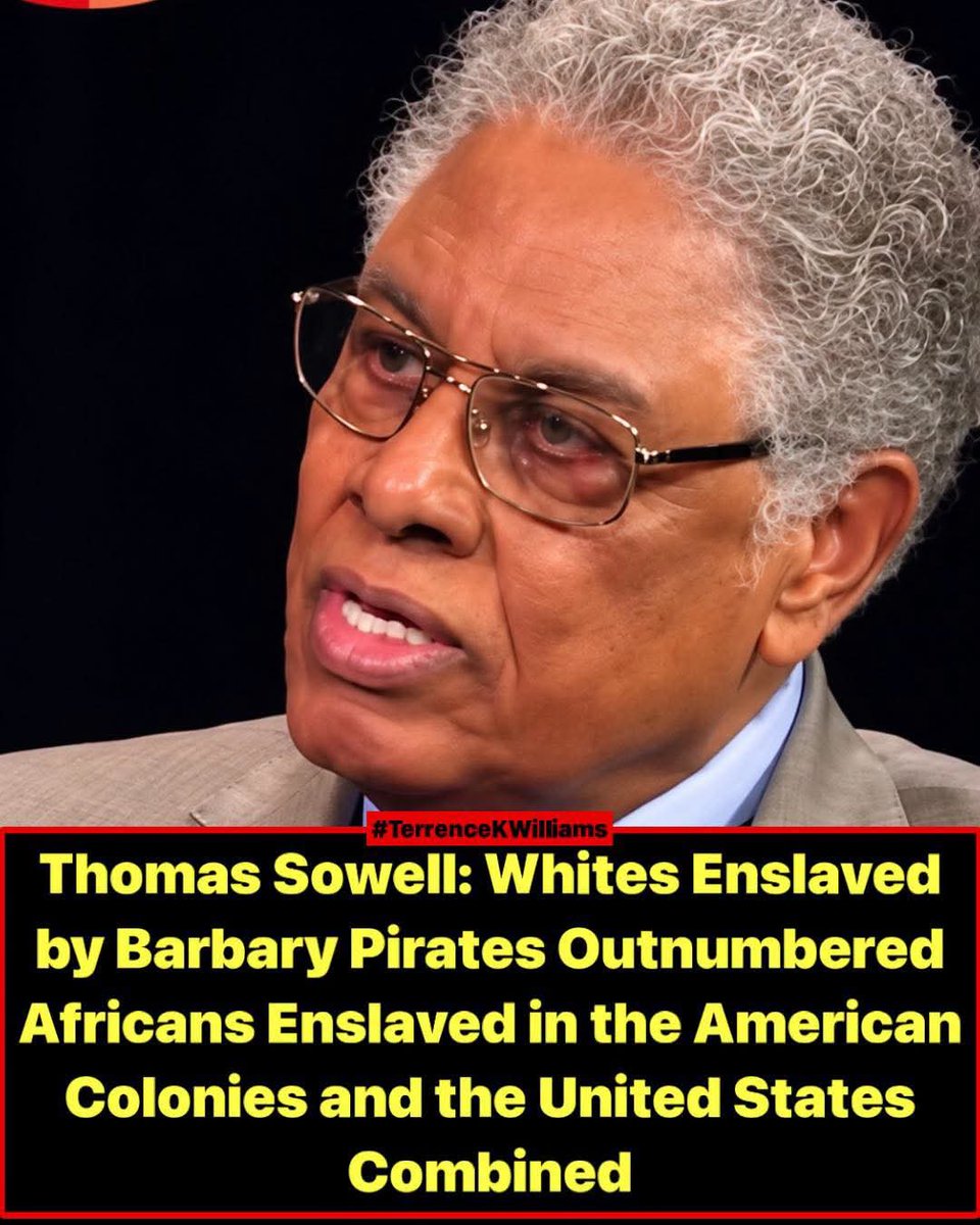 Rokuth's tweet photo. The number of Whites who were enslaved by the Barbary pirates in North Africa exceeded the number of Africans enslaved in the United States. Yet nobody is going to North Africa to ask for reparations, because nobody is going to be fool enough to give it to them. https://t.co/9Z0wVwxC6T