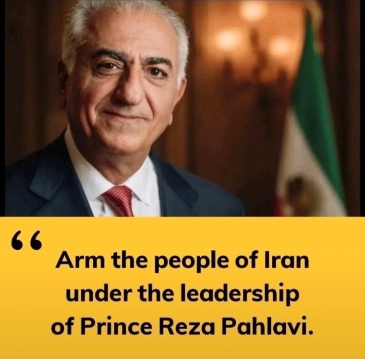 SamiNew22's tweet photo. @marklevinshow Arm the people of Iran under the leadership of Prince Reza Pahlavi. Prince Reza Pahlavi is the only leader chosen by the people of Iran. @PahlaviReza @realDonaldTrump @netanyahu #MeetOurKing #JavidShah‌‌‌‌‌ #KingRezaPahlavi‌ForIran https://t.co/nFxqbkQ13i