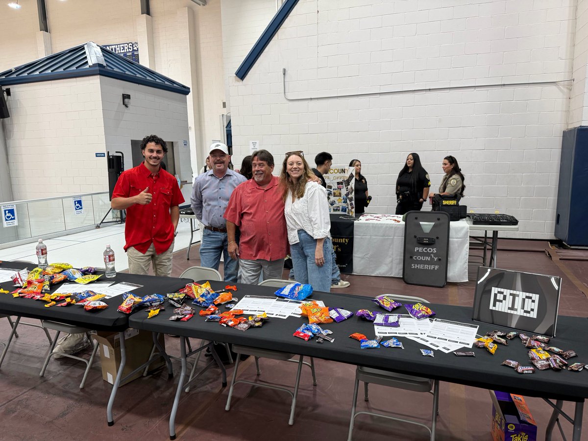 eisokant's tweet photo. Our team at PIC is at the Ft. Stockton high school career fair, with the insight that "the way to a high schoolers heart is through snacks" 😂 

We've also launched our website yesterday: https://t.co/by7dFrERJK with a very cool rendering of our first campus that is being built. https://t.co/ZY3133Qang