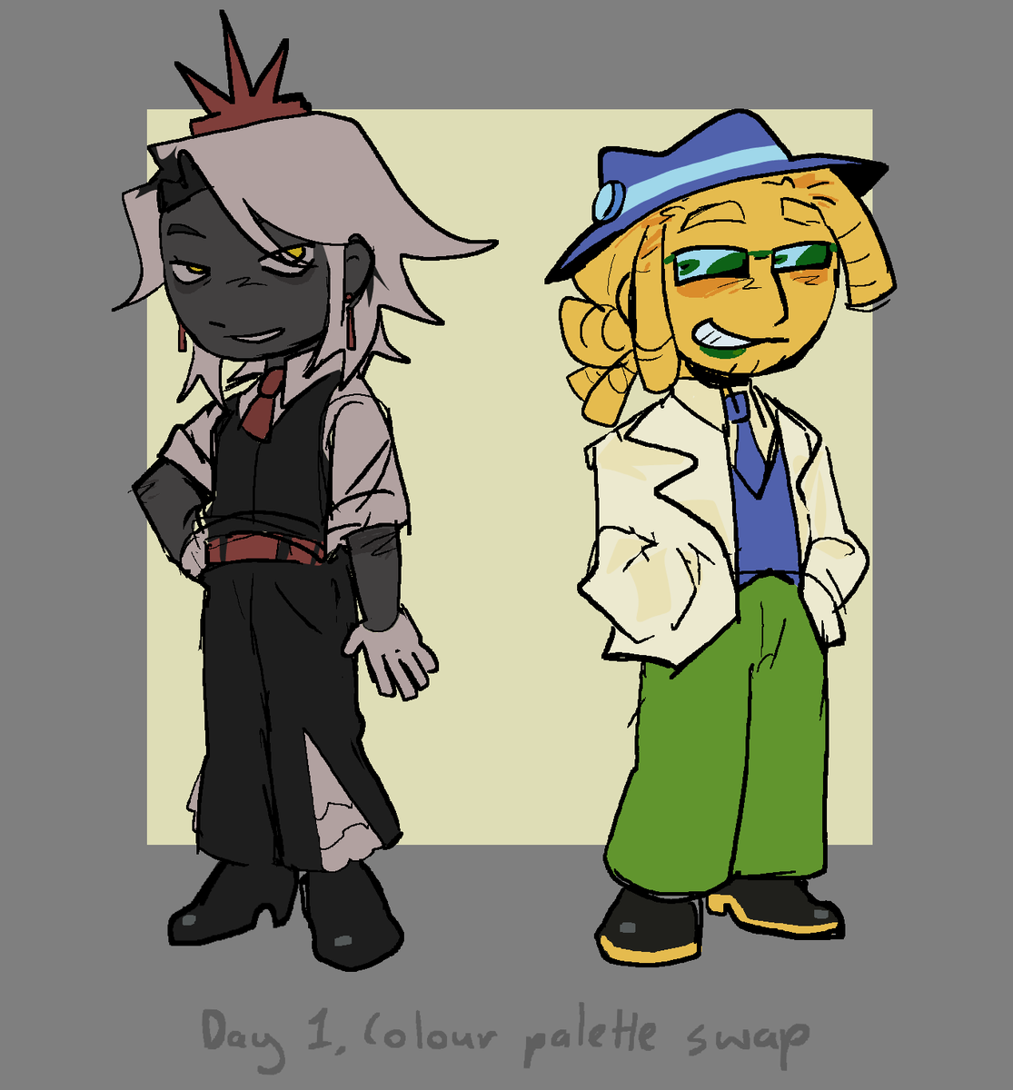 Maybemeidk29121's tweet photo. #ICHANCETOBER2026
Day 1, Colour Swap!!

(made a mistake on the last post ignore that) https://t.co/lxr8uvBSYX
