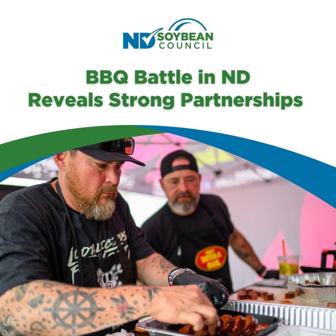 NDSoybean's tweet photo. BBQ, competition and soybeans? That’s a winning combination. 🔥🌱

The 2026 NDBBQ Championship brought more than 1,500 people and 70+ teams to Fargo, while showcasing the connection between soybean farmers, meat producers and consumers.

Read more: https://t.co/M8C1XXXJSC https://t.co/Zd18D6VW1X