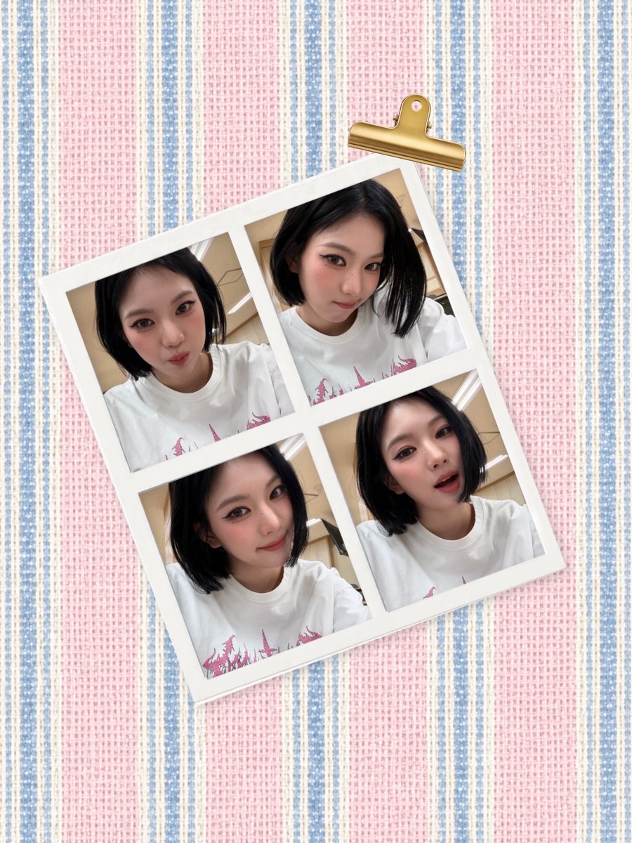 isabovingon's tweet photo. four little frames,
four different versions of the same girl,
each one holding a different expression,
yet somehow carrying the same quiet feeling. https://t.co/rWFHz356lo
