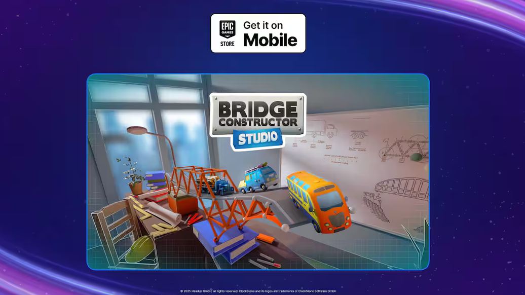 videogamedeals's tweet photo. Bridge Constructor Studio (Mobile) is Free via The Epic Games Store. 

iOS https://t.co/WzE1mVoHg6

Android https://t.co/fafxwbm67o https://t.co/q2NbLSnuUP