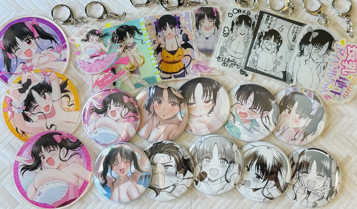 yue_niconico's tweet photo. #長乳地下アイドルちゃんウェブポン
コラボ決定のお知らせです！🎉

🎀1回700円&amp;ハズレ無し
🎀10日間の期間限定グッズ
メインビジュアルは描き下ろし！どのアイテムもめちゃくちゃ可愛いので是非～！！

【販売期間】10/9(金)12:00〜10/18(日)23:59
【販売ページ】https://t.co/SPQujhF7C0 https://t.co/pcqVhMqjA1