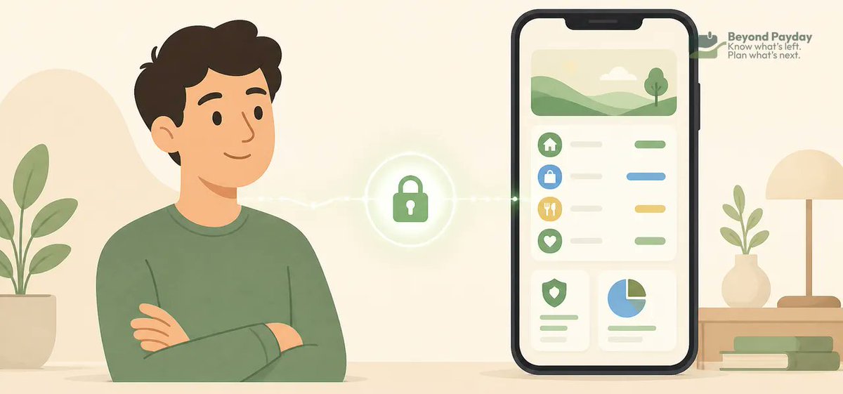 BeyondPaydayApp's tweet photo. Is it really safe to link your bank to a budgeting app? We break down what actually happens to your data and how it compares to manual budgeting. https://t.co/N7JfEk97Fy #budgeting https://t.co/MzWO4mJjyP
