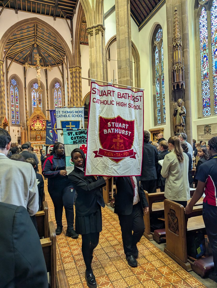 stuartbathurst's tweet photo. This week, we joined with other schools from the Diocese at the Chaplaincy Commissioning Mass at St Chad's Cathedral! Two of our Student Chaplaincy Team had the honour of reading the Bidding Prayers.
A joy to be part of and blessed in our Service! https://t.co/PqSXreRz2m