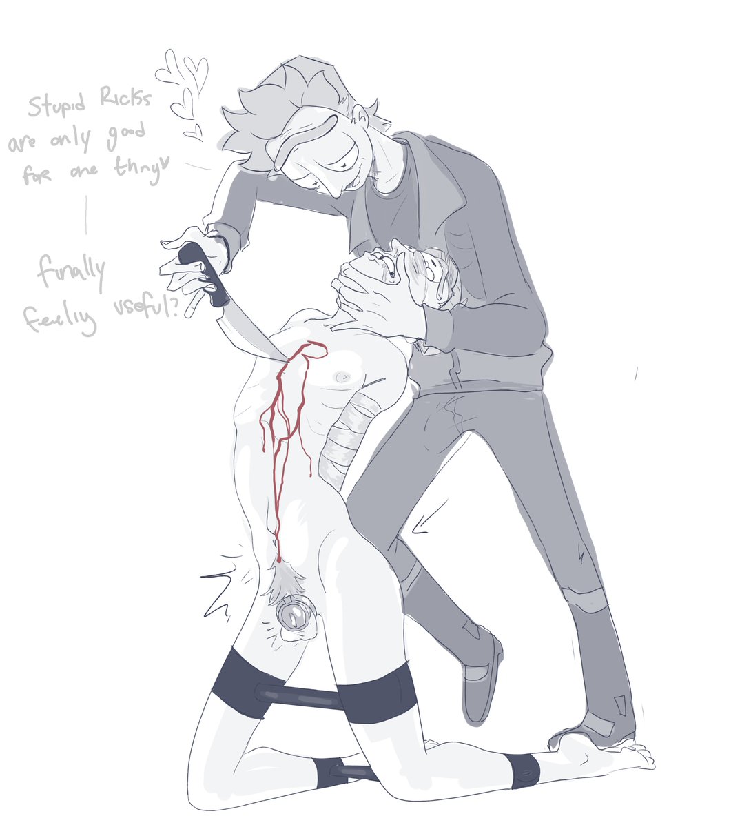 mypony_myhorse's tweet photo. Doofus Rick and Prime Rick love 
#rickcest https://t.co/dci3mDzEL0