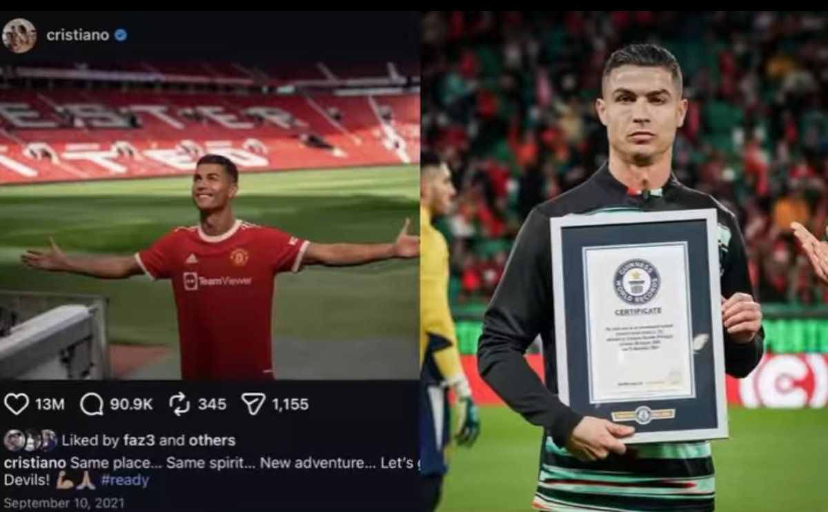Famous_MCFC's tweet photo. Ronaldo's biggest weakness is his unnecessary loyalty!! Why would Portugal give Rafael Leao the number 7 just few hours after Ronaldo left? 😭
No single respect for a man that has sacrificed alot for the success of the country. Pathetic!! This is an disgraceful act from Portugal. https://t.co/c93LthgCYg