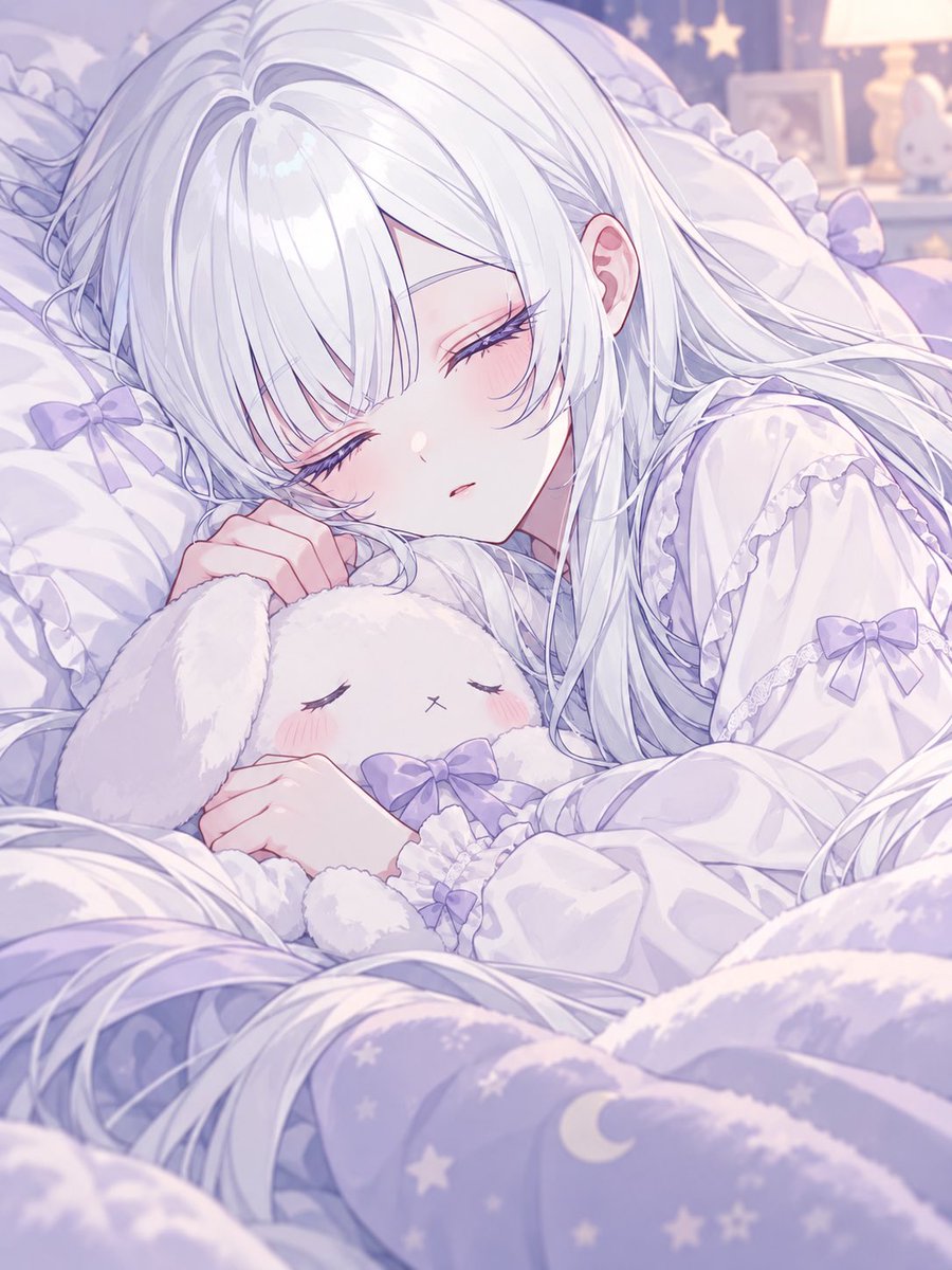 umiluvx's tweet photo. おやすみ〜🐇💤 https://t.co/WsmBVnjbpD