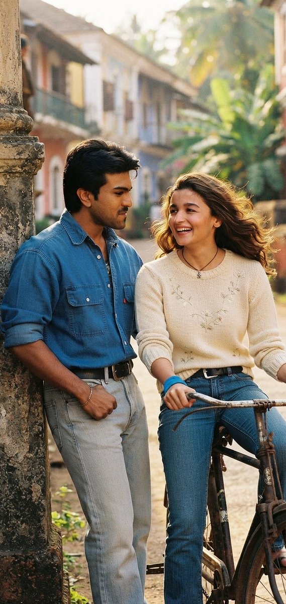 RamaliaFan's tweet photo. Looking forward to seeing @AlwaysRamCharan &amp; @aliaa08 reunite in another film.
Perhaps for #RC17 ? 😅
 
#RamCharan #AliaBhatt #Sukumar 

PS : The photos here are inspired by the styles of Aamir Khan sir and Aishwarya Rai ma'm from the 90s &amp; 2000s. https://t.co/RWugNAAaS7