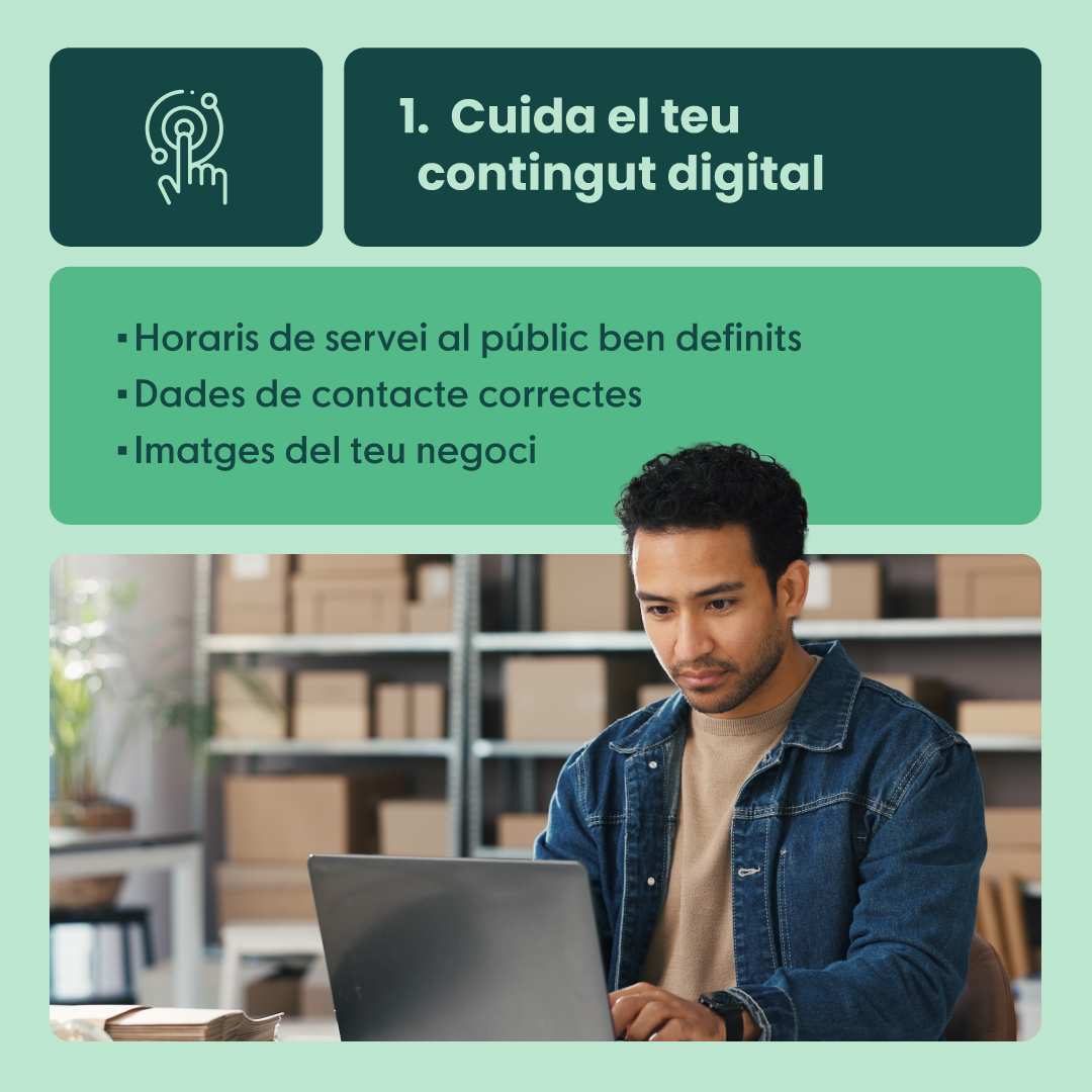 caixapopular's tweet photo. 4 consells de marketing per a autònoms fora de sèrie! 💡

- Cuida el teu contingut digital
- Respon ressenyes i missatges
- Sigues visible, clar i constant
- Fidelitza els teus clients

Passa les imatges del carrusel i descobreix les claus per a fer créixer el teu negoci! 👇 https://t.co/YPp4GUDVY3
