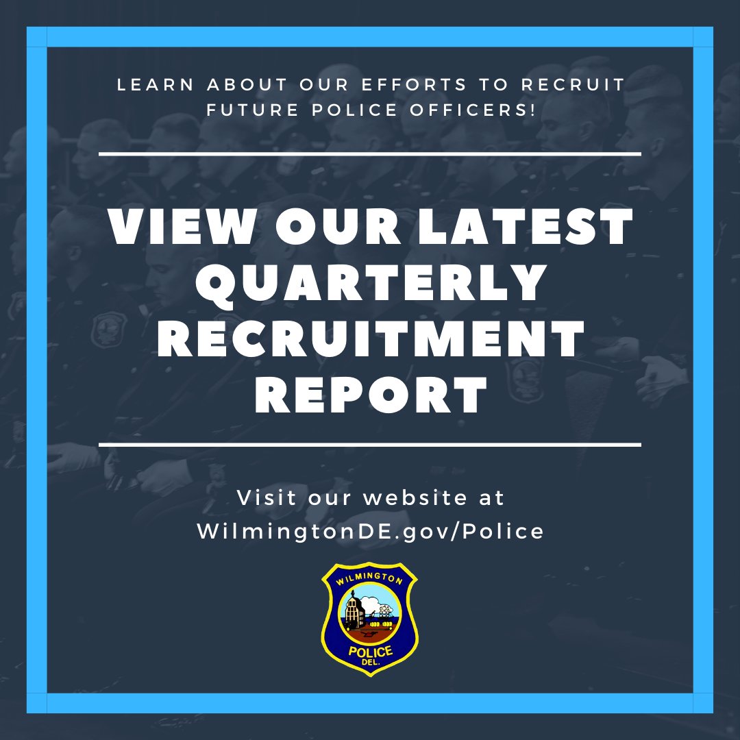 WPDPIO's tweet photo. Have you seen our latest Quarterly Recruitment Report? Learn about our efforts to recruit future police officers online at https://t.co/a3k6jROWFr. https://t.co/ZmXqZ1UCDG