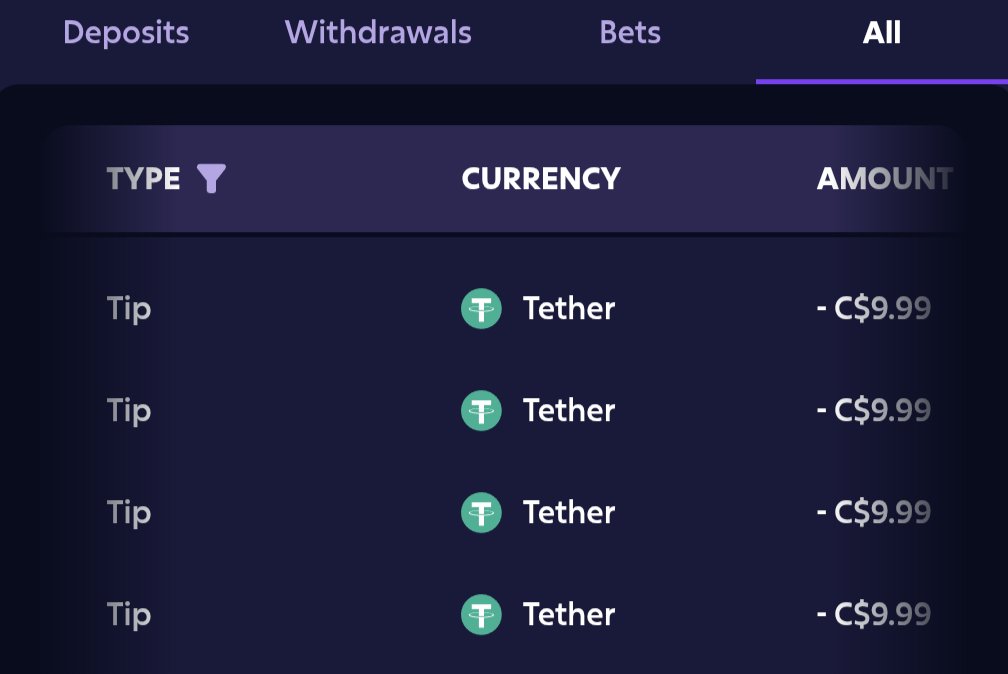 TheMatBets's tweet photo. Tipped a couple people on @Roobet will do more later 😎🤙 https://t.co/1tnZjSqNQo