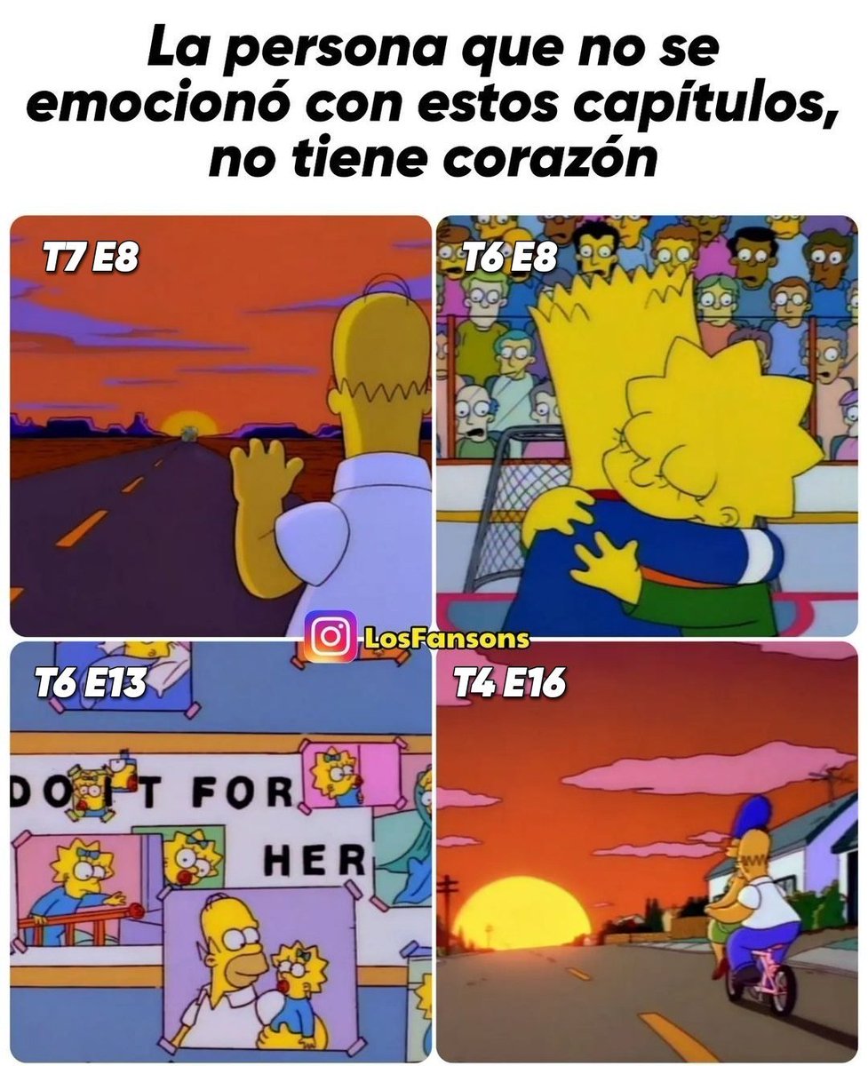 FansonsOficial's tweet photo. ¡Joyas de episodios! 🥹 #LosSimpson #LosSimpsons #Memes https://t.co/6IRJRUnEYw