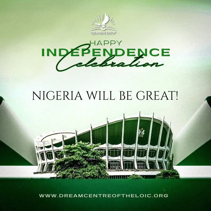 ReverendAreogun's tweet photo. HAPPY INDEPENDENCE CELEBRATION, NIGERIA!

Today, we celebrate our nation with faith and expectation.

Nigeria will be great.
Nigeria will rejoice.
Nigeria will have peace.

Our confidence is not in human strength alone, but in the God who rules in the affairs of nations.

“Blessed is the nation whose God is the LORD; and the people whom he hath chosen for his own inheritance.” — Psalm 33:12 KJV

We pray for righteousness in leadership, justice in our institutions, peace in our communities, wisdom for those in authority, protection for innocent citizens, and a future worthy of the generations coming behind us.

We refuse to surrender Nigeria to fear, bloodshed, corruption, division, or hopelessness.

We choose to pray.

We choose to believe.

We choose to speak life over our nation.

DECLARE IT: 
NIGERIA WILL REJOICE. 
NIGERIA WILL HAVE PEACE. 
NIGERIA WILL RISE. 
NIGERIA WILL BE GREAT, IN JESUS’ NAME.

Happy Independence Celebration, Nigeria.

#NigeriaIndependence #NigeriaWillBeGreat #NigeriaWillRejoice #NigeriaWillHavePeace #PrayForNigeria #TheDreamCentre #GreaterWorks