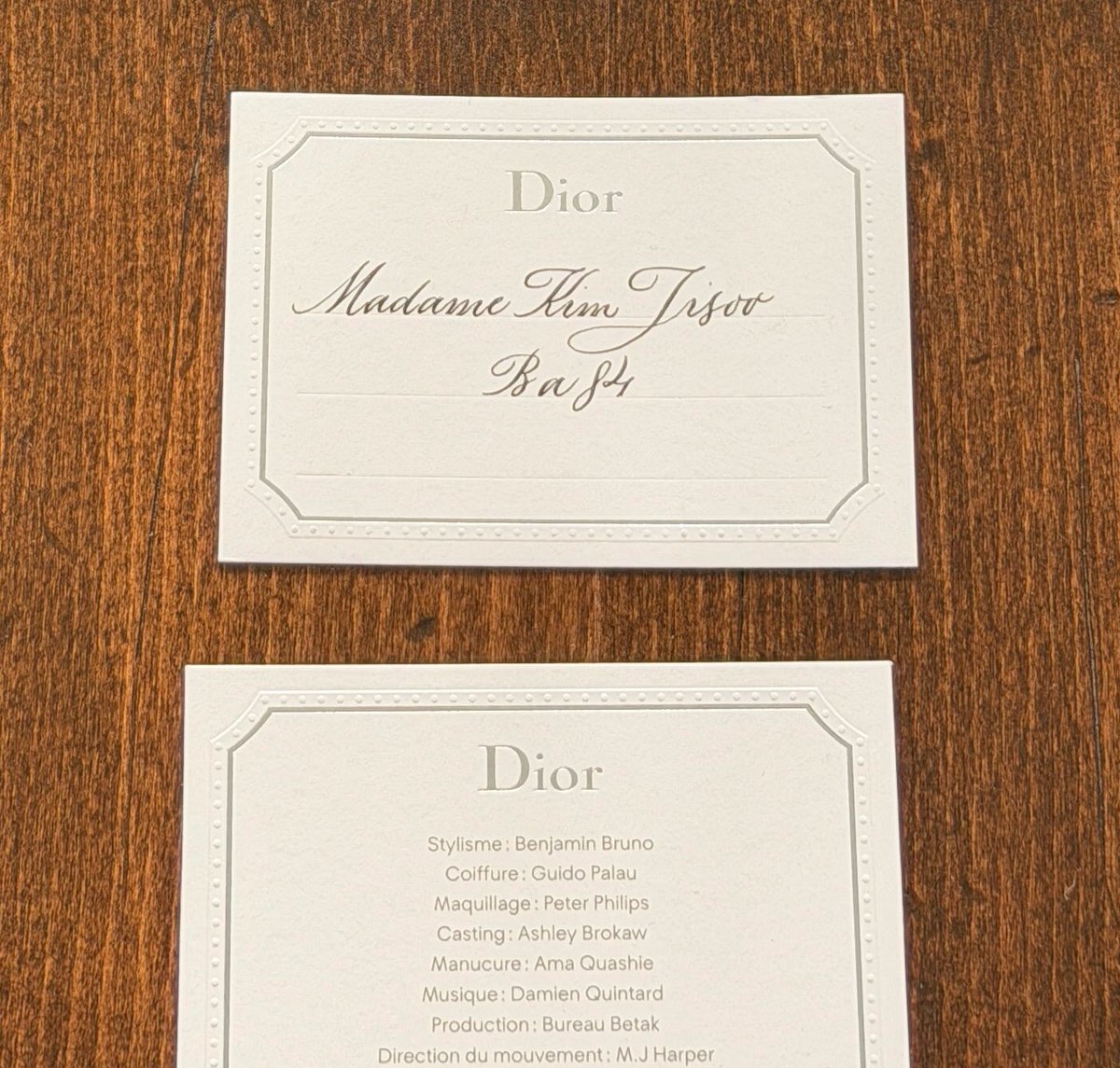 NRD_RU's tweet photo. Some of her fans are not just insecure, they’re completely dishonest and delusional. They were literally sitting in the exact same row, WY in seat 108 and JS in seat 84

#JANGWONYOUNG #WONYOUNG 
#DiorSummer27 @Dior https://t.co/1p5j3MP1th