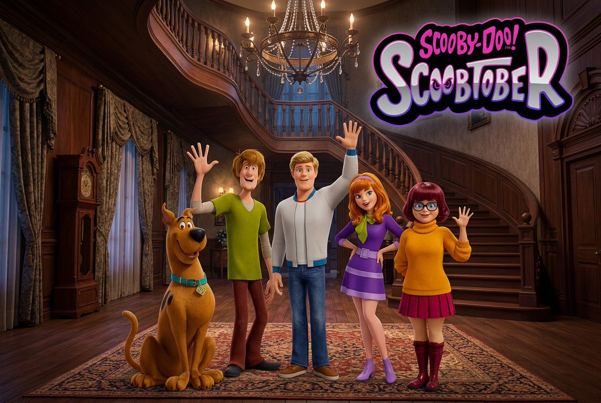 JustinQuin73539's tweet photo. Scoobtober 2026
#scoobtober #scobtober2026 #scoobydoo #shaggyrogers #fredjones #daphneblake #velmadinley #mysterygang #warnerbros #hannabarbera https://t.co/N0i34aowir
