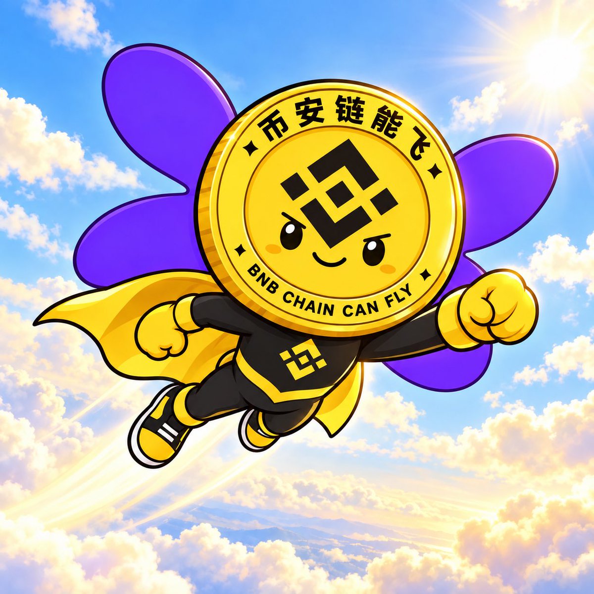 BnbChainCanFly's tweet photo. In Binance Life, BNB Chain can fly. 🛫🔶 

In BNB Chain Life, Flap can fly. 🦋🔶 

Fly to the Sky 🌌 

#币安链能飞 https://t.co/cWgEhS0AUq